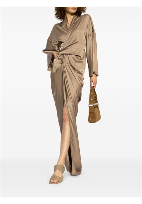 Abito da sera a portafoglio in oro Rick Owens - donna RICK OWENS | RP01E7566SCH64